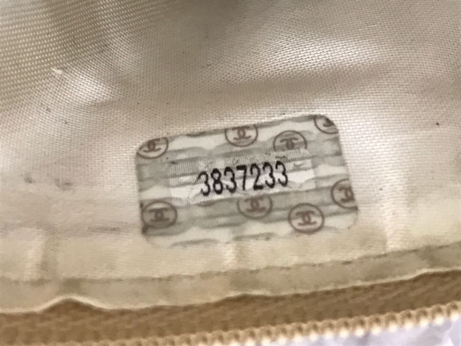 Vintage CHANEL Light Brown Handbag Purse [Photo 4]