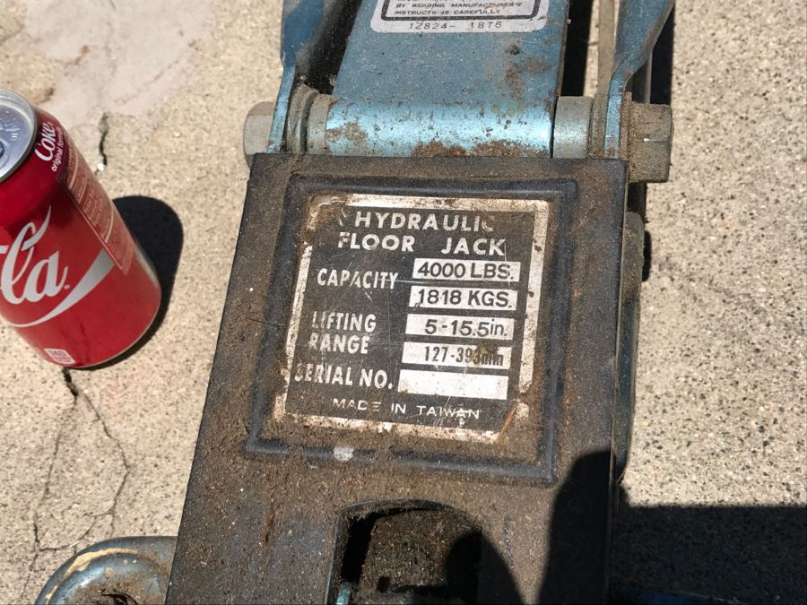 JUST ADDED - Hydraulic Floor Jack 4000Lbs [Photo 3]