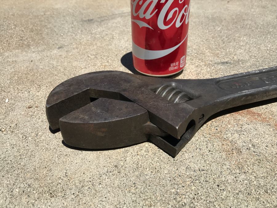 JUST ADDED - Large 18' Crescent Tool Co Crescent Wrench Jamestown, NY [Photo 3]