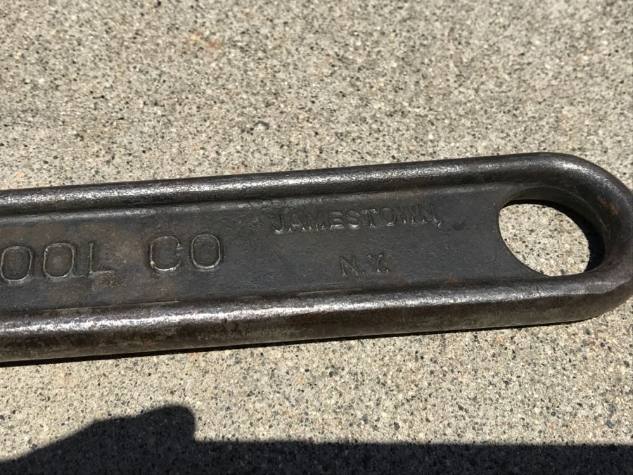 JUST ADDED - Large 18' Crescent Tool Co Crescent Wrench Jamestown, NY [Photo 6]