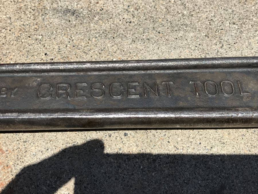 JUST ADDED - Large 18' Crescent Tool Co Crescent Wrench Jamestown, NY [Photo 5]