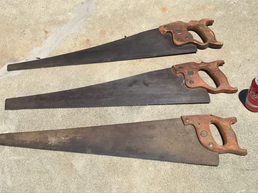 JUST ADDED - (3) Vintage Saws [Photo 2]