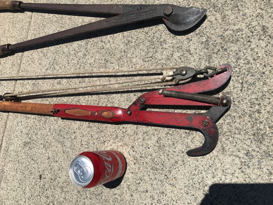 JUST ADDED - Vintage Seymour Smith Pruner / Loppers + Vintage Tree Pruner [Photo 3]