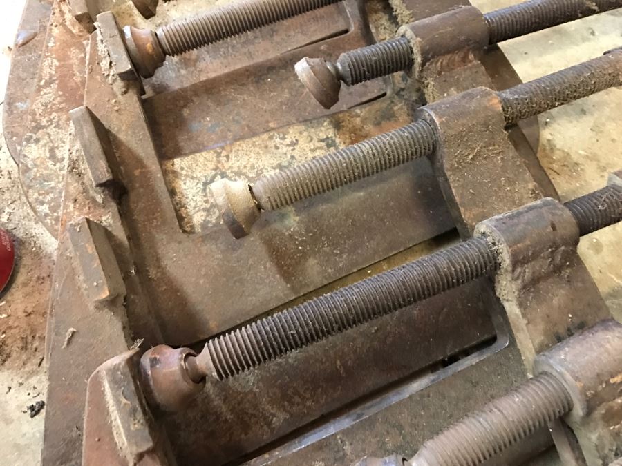 JUST ADDED - Lot Of Custom Fabricated Steel C-Clamps Used In Making Yacht In Backyard [Photo 4]