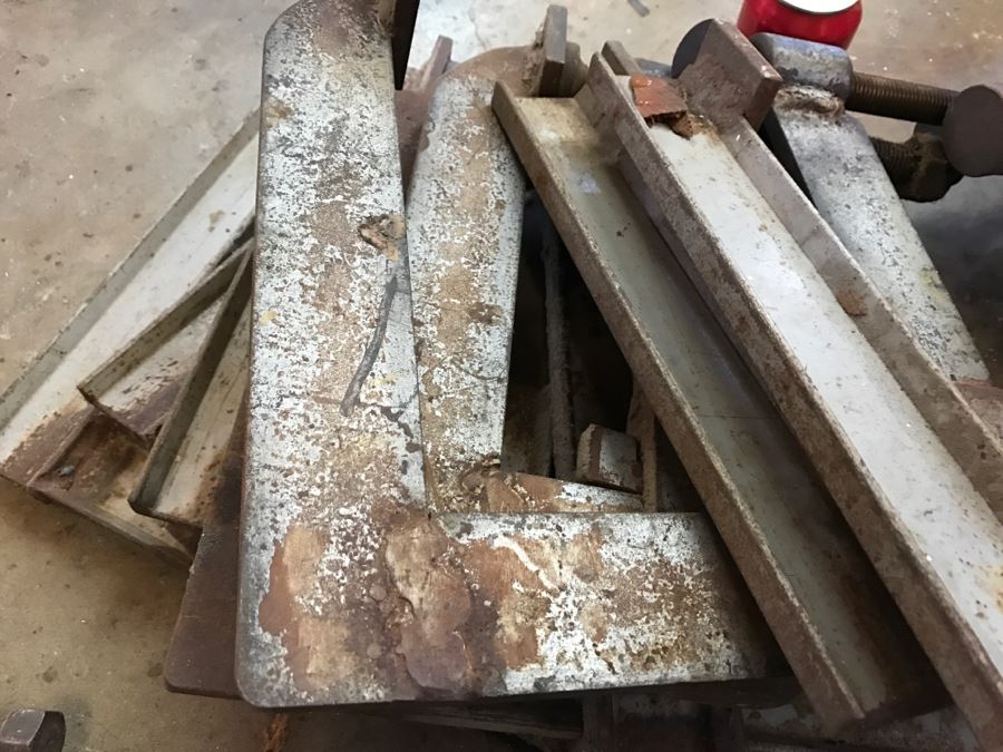 JUST ADDED - LARGE Custom Fabricated Steel C-Clamps Used In Making Yacht In Backyard [Photo 3]