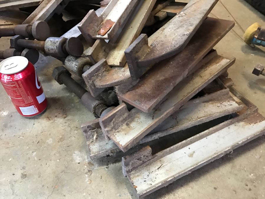 JUST ADDED - LARGE Custom Fabricated Steel C-Clamps Used In Making Yacht In Backyard [Photo 6]