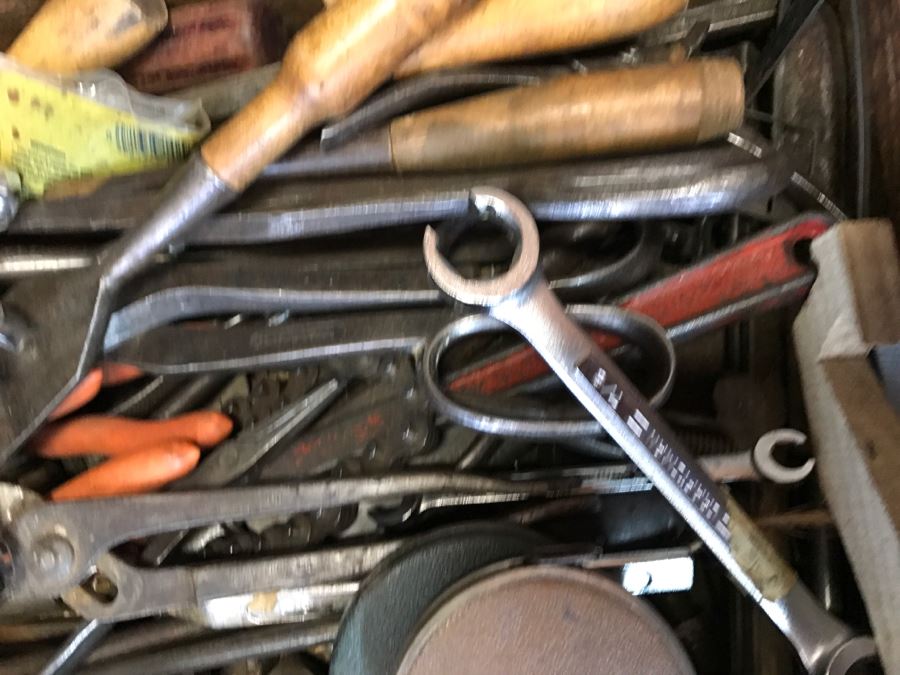 JUST ADDED - Contents Of Drawer Loaded With Vintage Tools - Does Not Include Drawer [Photo 10]