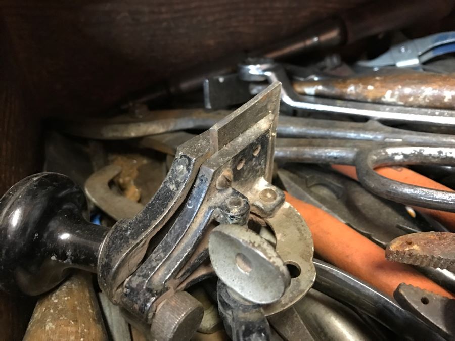 JUST ADDED - Contents Of Drawer Loaded With Vintage Tools - Does Not Include Drawer [Photo 8]