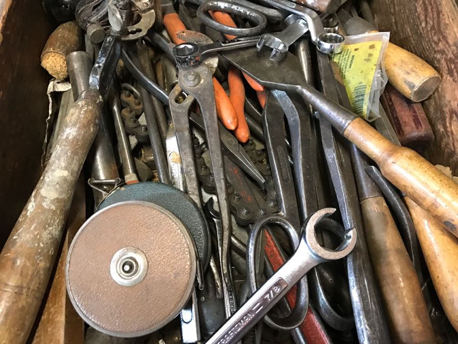 JUST ADDED - Contents Of Drawer Loaded With Vintage Tools - Does Not Include Drawer [Photo 4]