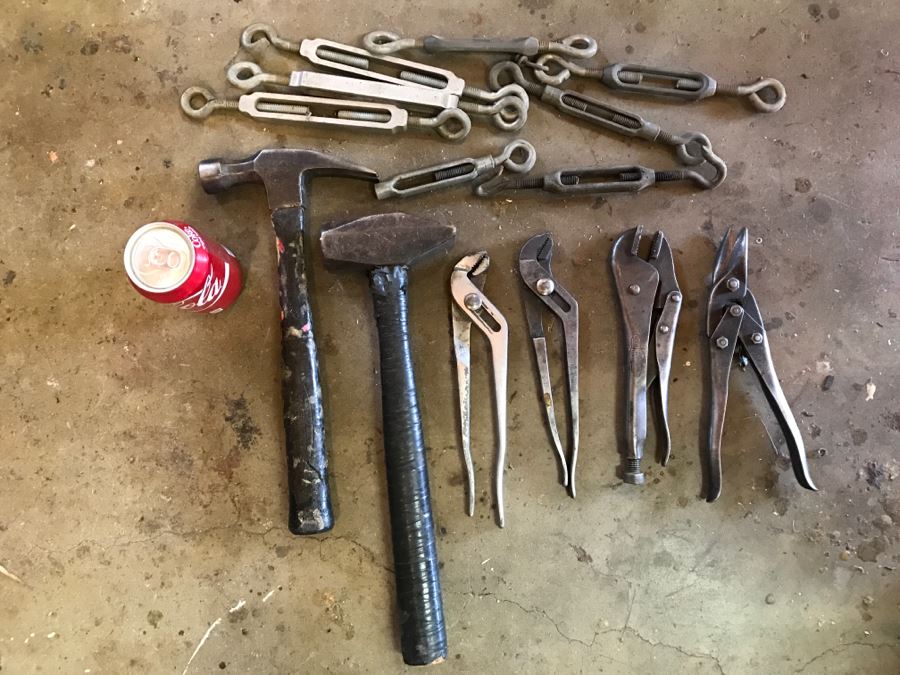 JUST ADDED - Various Tools Including Wrenches, Hammers And Turnbuckles [Photo 1]