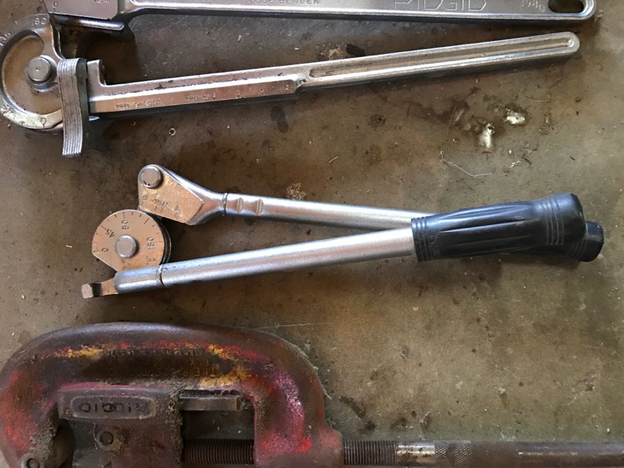 JUST ADDED - Various Pipe Wrenches And Pipe Bending Tools [Photo 8]