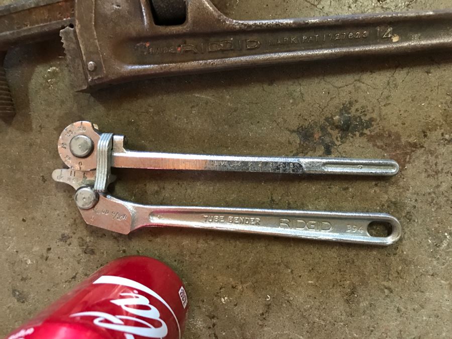 JUST ADDED - Various Pipe Wrenches And Pipe Bending Tools [Photo 10]