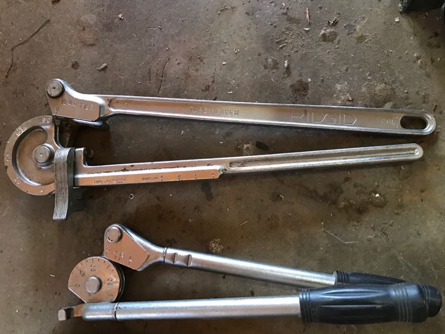 JUST ADDED - Various Pipe Wrenches And Pipe Bending Tools [Photo 9]