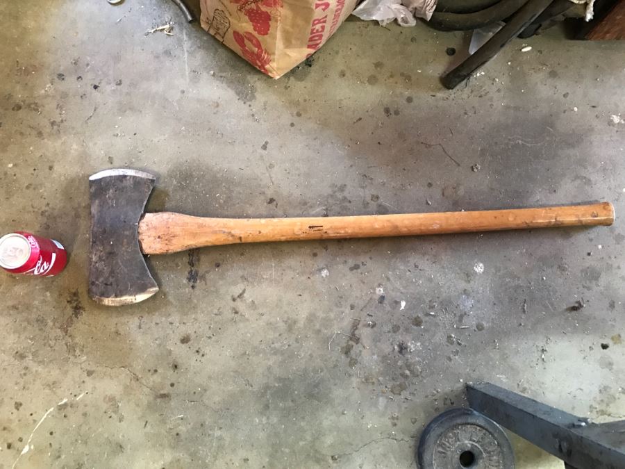 JUST ADDED - Vintage Double Headed Axe [Photo 1]