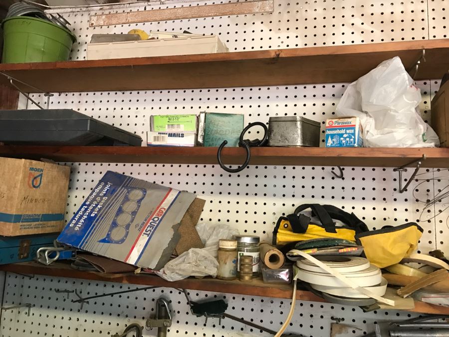 JUST ADDED - Everything Attached To Wall And On Shelves - Tools And Hardware - See All Photos [Photo 6]