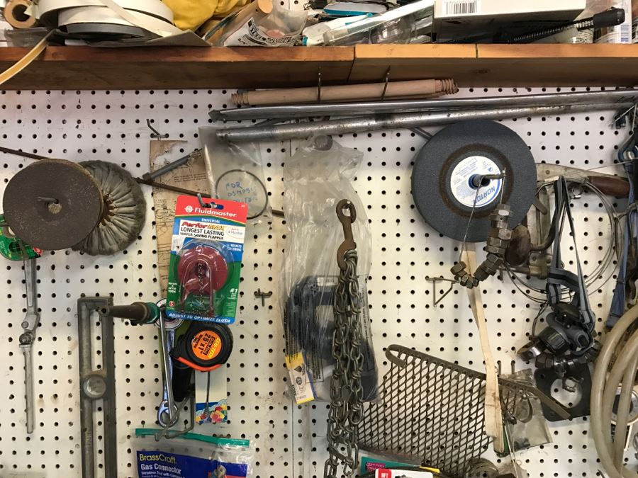 JUST ADDED - Everything Attached To Wall And On Shelves - Tools And Hardware - See All Photos [Photo 5]