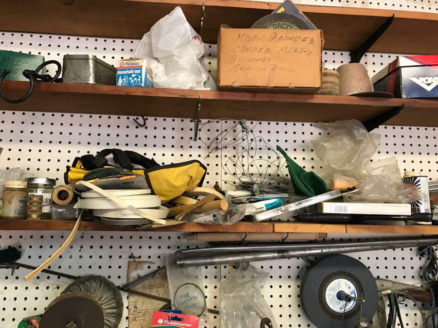 JUST ADDED - Everything Attached To Wall And On Shelves - Tools And Hardware - See All Photos [Photo 7]