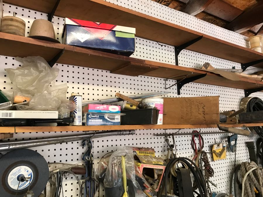 JUST ADDED - Everything Attached To Wall And On Shelves - Tools And Hardware - See All Photos [Photo 8]