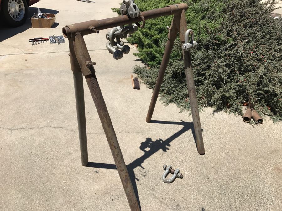 JUST ADDED - Heavy Duty Steel Sawhorse With Hardware [Photo 5]