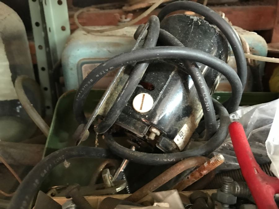 JUST ADDED - Shelf Full Of Hardware, Gas Can And Metal Tool Box [Photo 12]