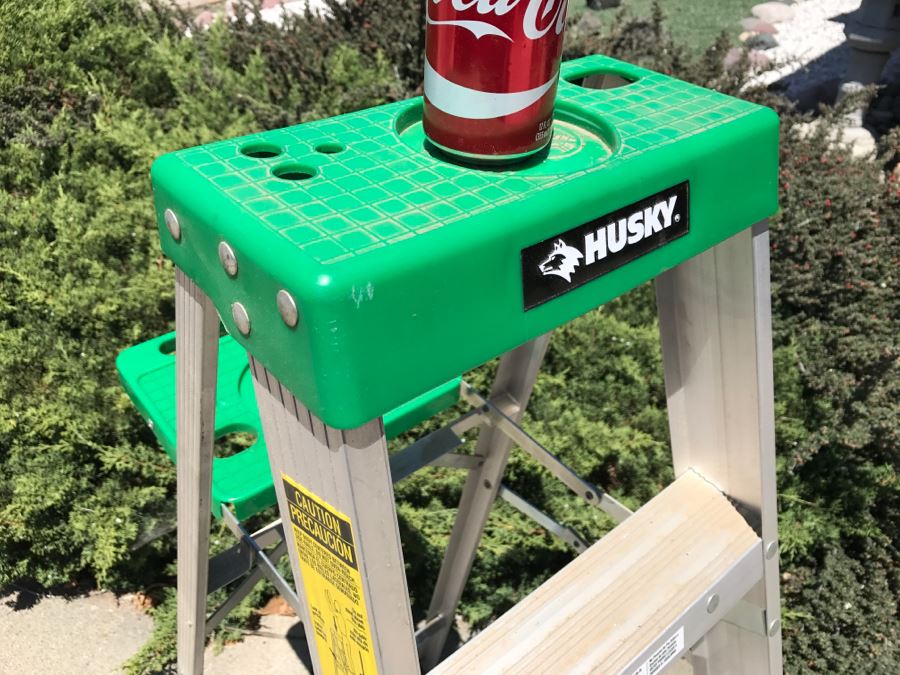 JUST ADDED - Small HUSKY Aluminum Ladder [Photo 2]