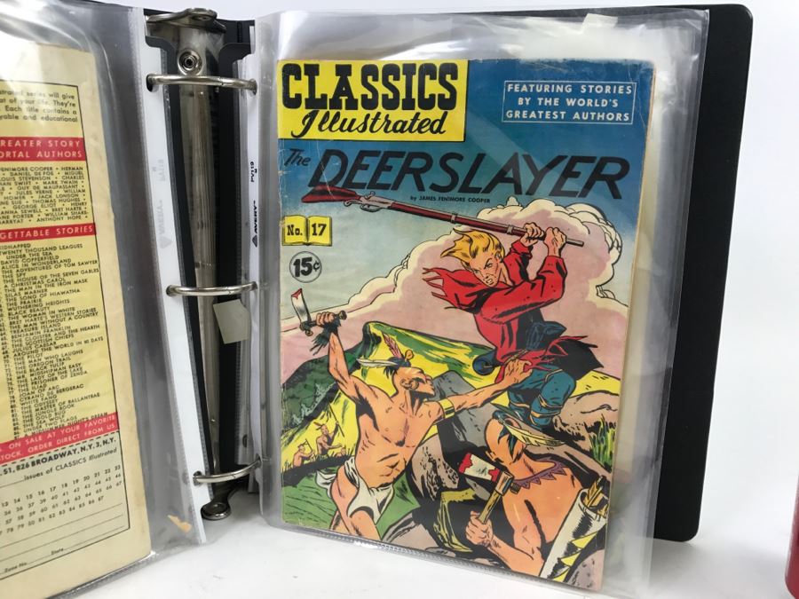 Set Of 11 Vintage Classics Illustrated Comic Books In Binder [Photo 6]