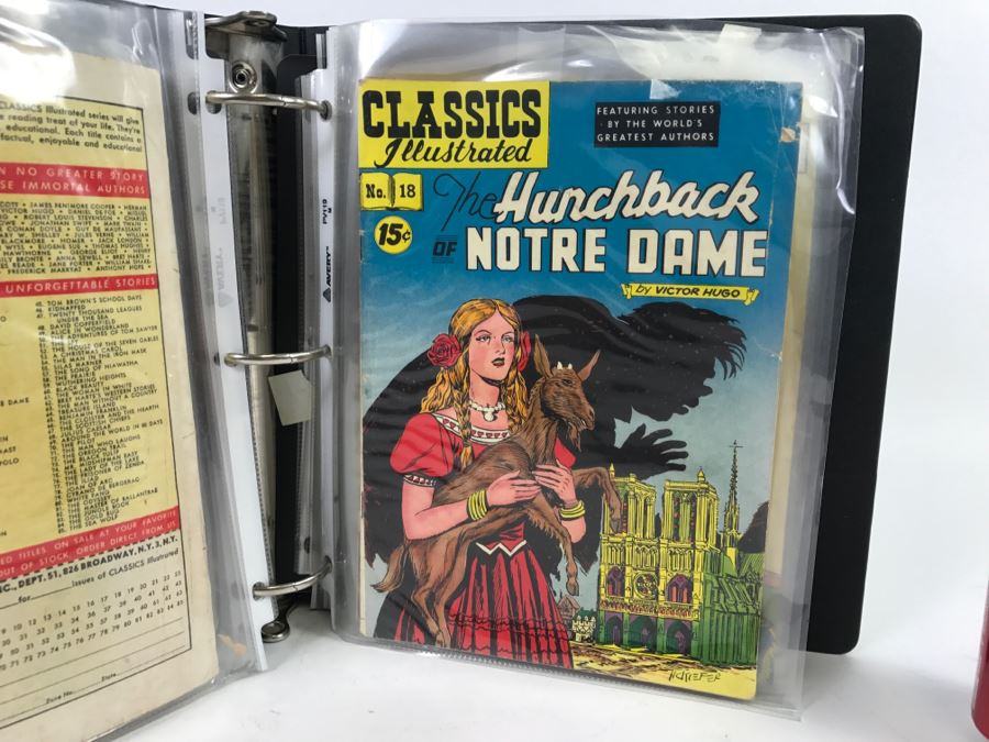 Set Of 11 Vintage Classics Illustrated Comic Books In Binder [Photo 7]