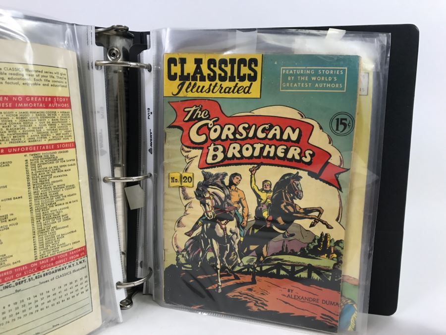 Set Of 11 Vintage Classics Illustrated Comic Books In Binder [Photo 8]