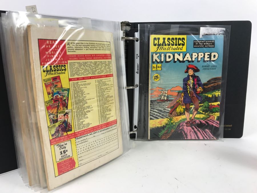 Set Of 11 Vintage Classics Illustrated Comic Books In Binder [Photo 14]