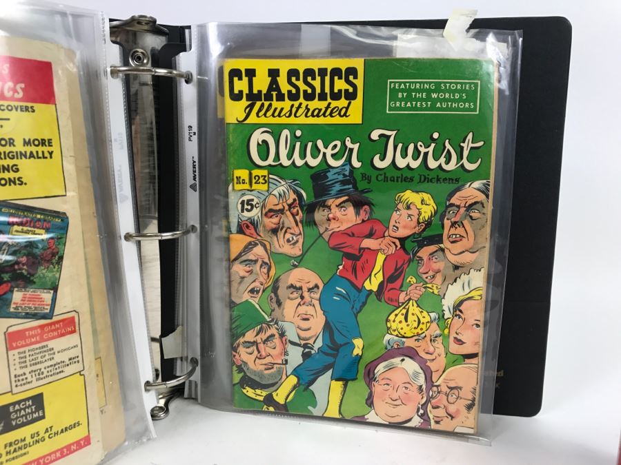Set Of 11 Vintage Classics Illustrated Comic Books In Binder [Photo 10]