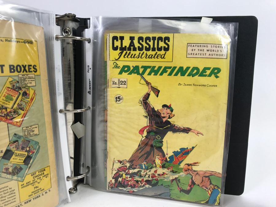 Set Of 11 Vintage Classics Illustrated Comic Books In Binder [Photo 9]