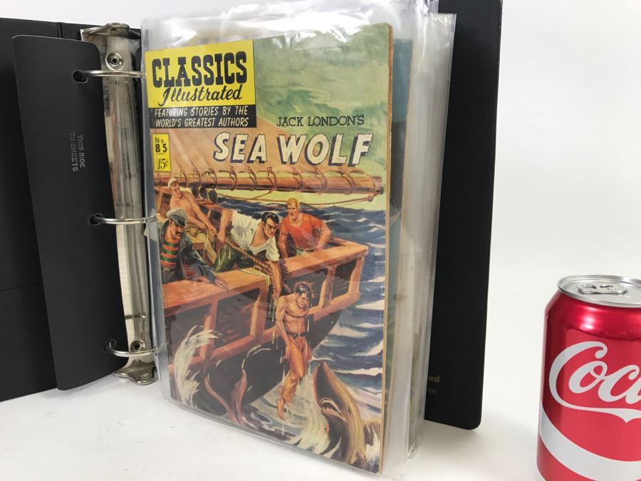 Set Of 11 Vintage Classics Illustrated Comic Books In Binder [Photo 3]