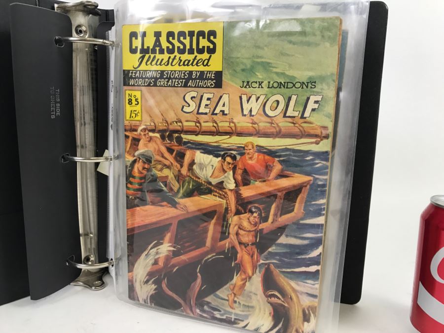 Set Of 11 Vintage Classics Illustrated Comic Books In Binder [Photo 4]