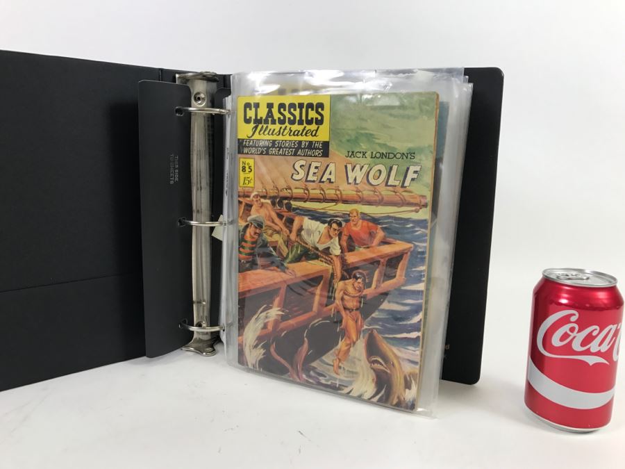 Set Of 11 Vintage Classics Illustrated Comic Books In Binder [Photo 2]
