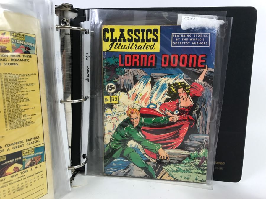 Set Of 11 Vintage Classics Illustrated Comic Books In Binder [Photo 12]