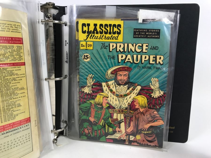 Set Of 11 Vintage Classics Illustrated Comic Books In Binder [Photo 11]