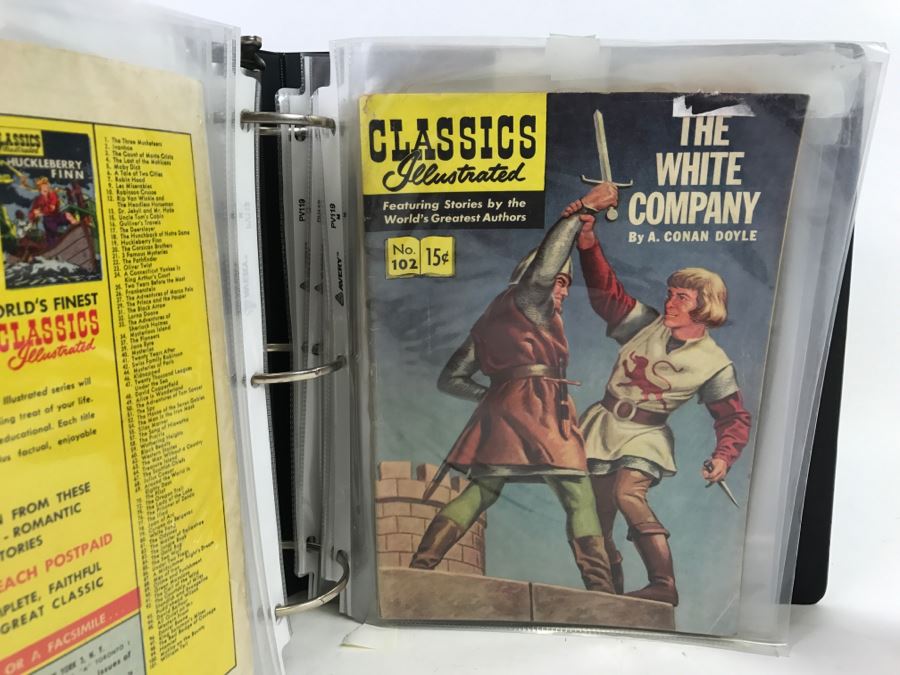 Set Of 16 Vintage Classics Illustrated Comic Books In Binder [Photo 11]