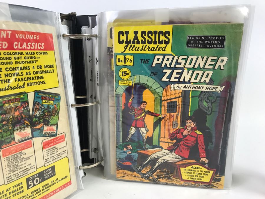 Set Of 16 Vintage Classics Illustrated Comic Books In Binder [Photo 7]
