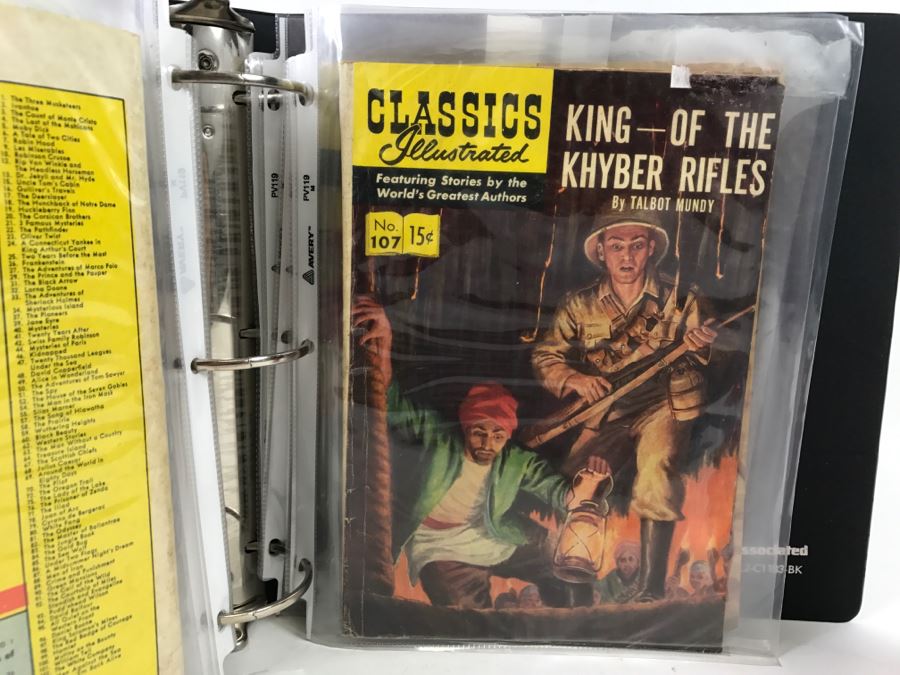 Set Of 16 Vintage Classics Illustrated Comic Books In Binder [Photo 13]