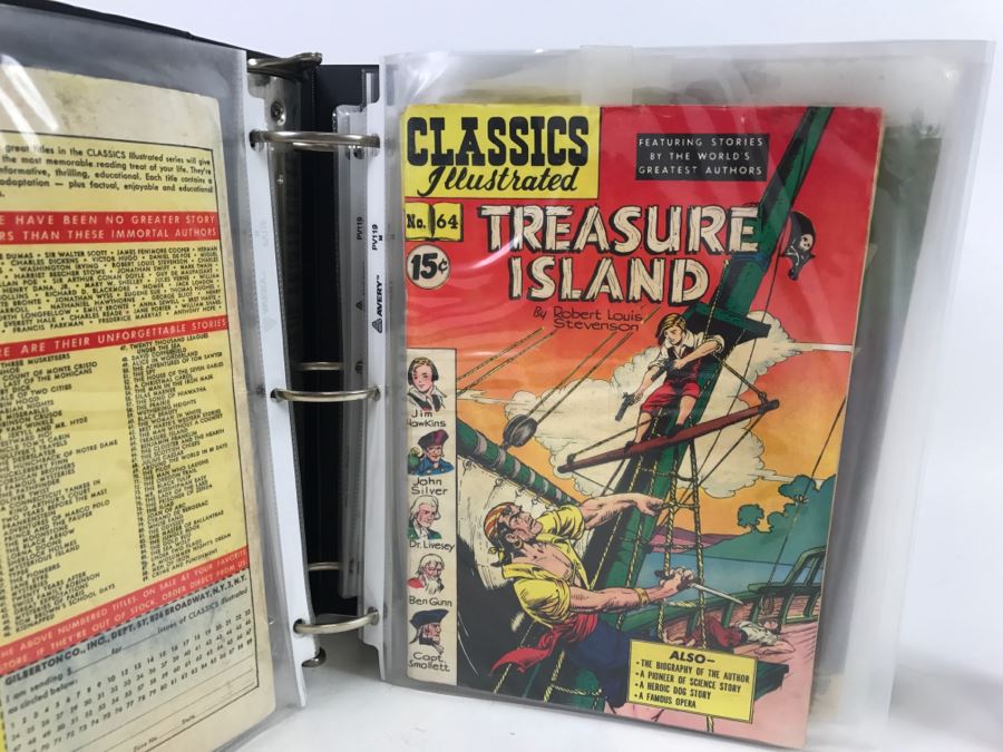 Set Of 16 Vintage Classics Illustrated Comic Books In Binder [Photo 5]