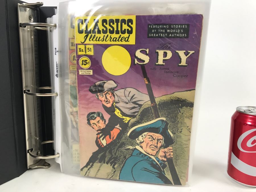 Set Of 16 Vintage Classics Illustrated Comic Books In Binder [Photo 3]