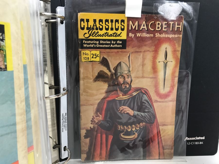 Set Of 16 Vintage Classics Illustrated Comic Books In Binder [Photo 17]