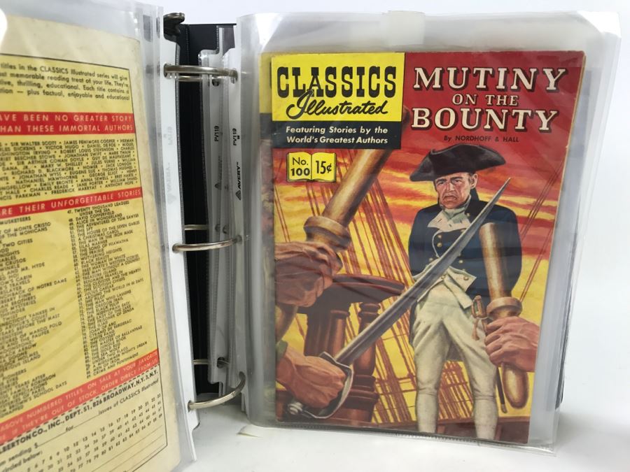 Set Of 16 Vintage Classics Illustrated Comic Books In Binder [Photo 10]