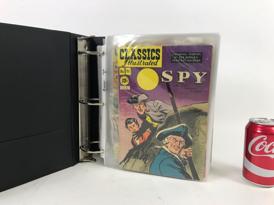 Set Of 16 Vintage Classics Illustrated Comic Books In Binder [Photo 2]