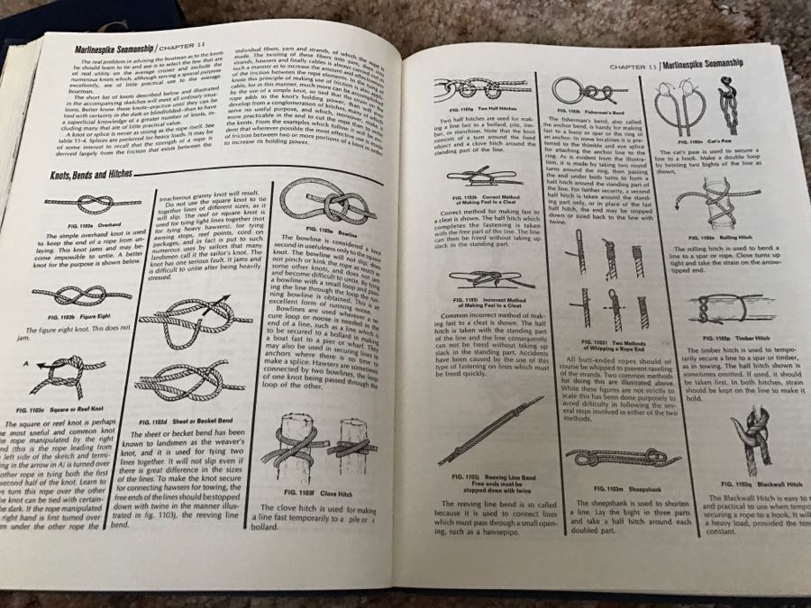 LAST MINUTE ADD - Pair Of Books: Piloting, Seamanship And Small Boat Handling By Chapman + Steel's Elements Of Mastmaking, Sailmaking And Rigging [Photo 10]