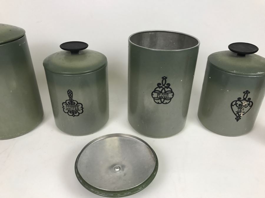 Vintage Coffee, Sugar, Flour And Tea Tins [Photo 6]