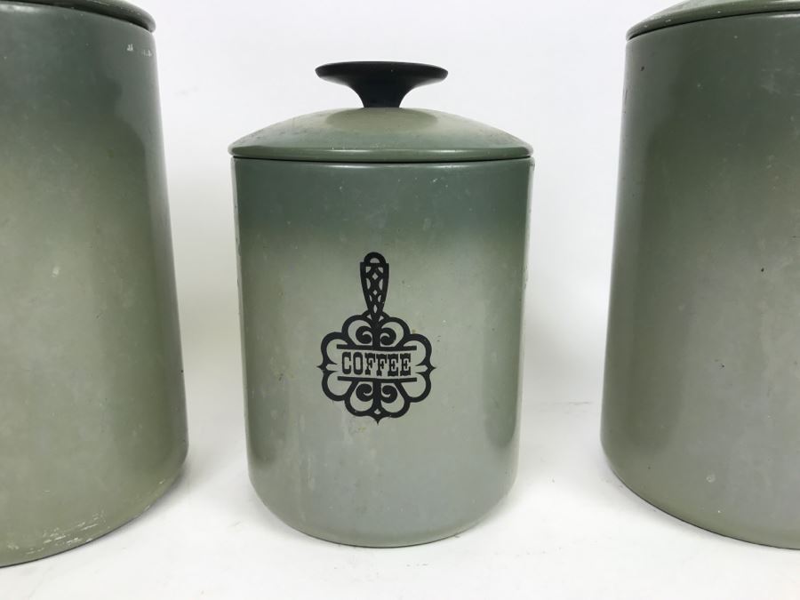 Vintage Coffee, Sugar, Flour And Tea Tins [Photo 3]