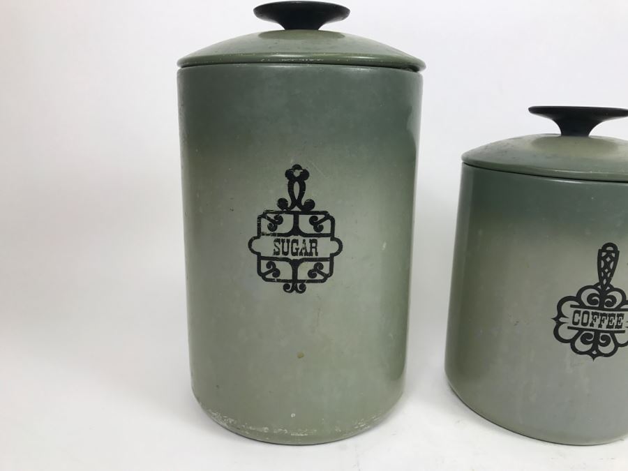 Vintage Coffee, Sugar, Flour And Tea Tins [Photo 2]