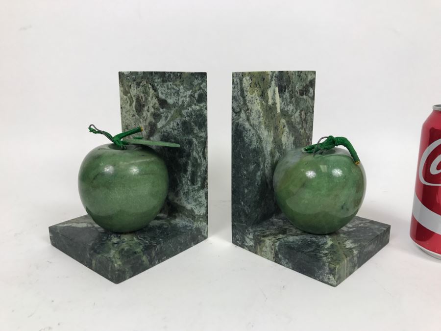 Marble Apple Bookends [Photo 2]