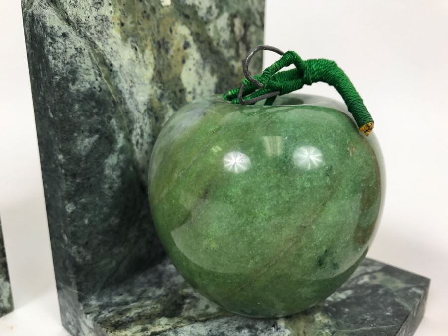 Marble Apple Bookends [Photo 3]